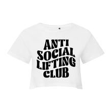 Load image into Gallery viewer, Anti Social Lifting Club Cropped T-Shirt