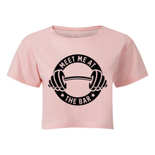 Load image into Gallery viewer, Meet Me At The Bar Cropped T-Shirt
