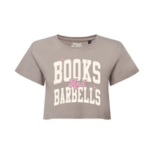 Load image into Gallery viewer, Books &amp; Barbells Cropped T-Shirt
