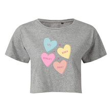 Load image into Gallery viewer, Lift Love Hearts Cropped T-Shirt
