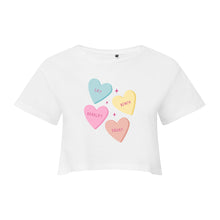 Load image into Gallery viewer, Lift Love Hearts Cropped T-Shirt
